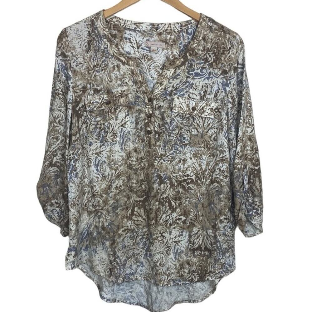 Dress Barn Women’s High/Low Rayon Blouse Size Large